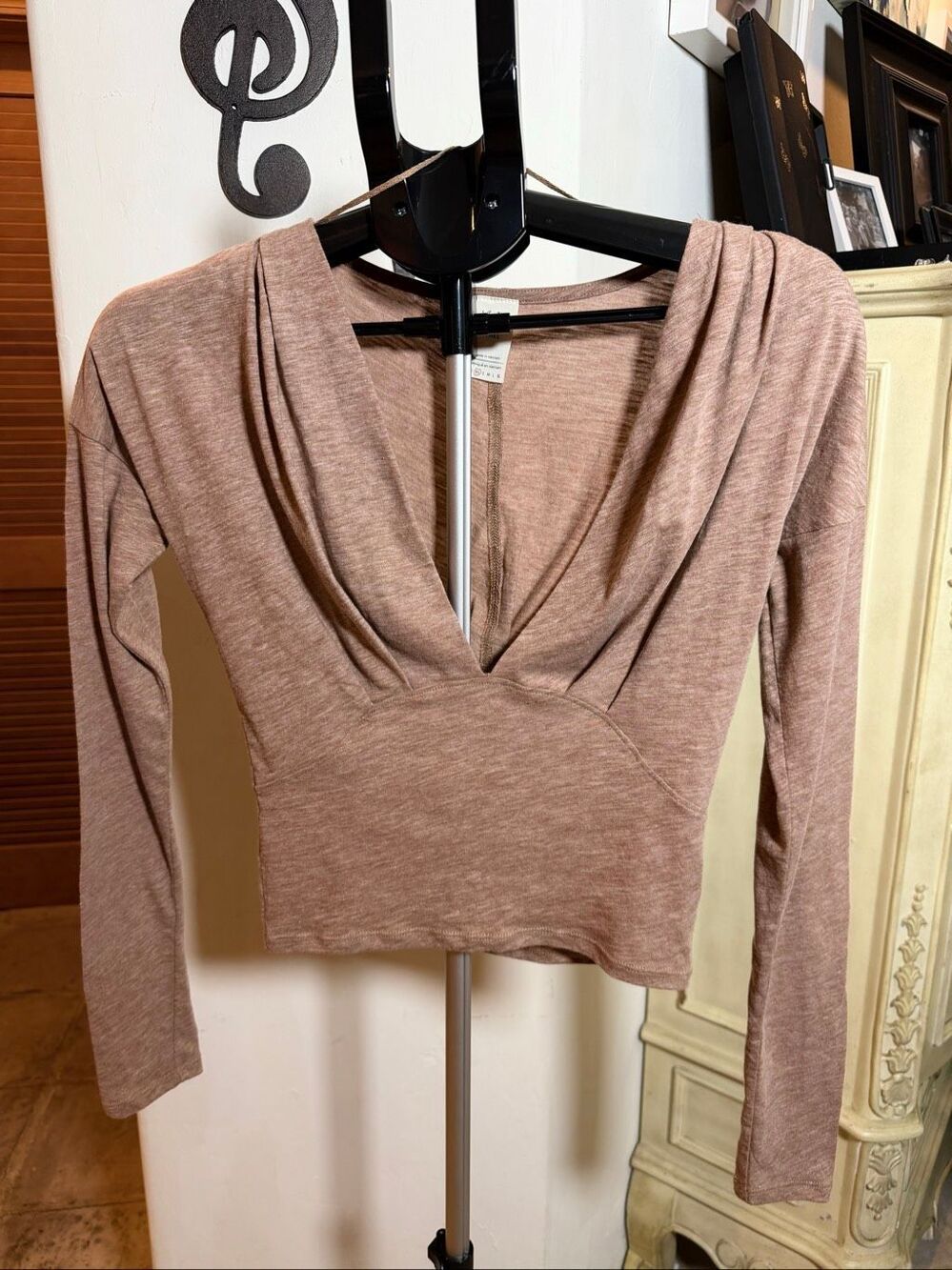 Free People We The Free deep V top